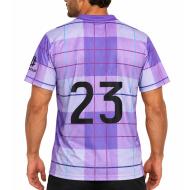 Camiseta de fútbol morada para hombre Puma Marscup La Cayolle ver 2