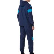 Men's navy/turquoise tracksuit Kappa Astaedy Photo of the Espace des Marques %store% store - view of %key%