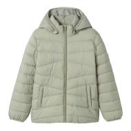 Girl's Light Green Coat Name it Marble affordable