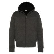 Schott Men's Grey Cardigan Big Pullover affordable