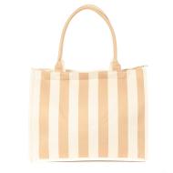 Bolso de playa Taupe/blanco Gérard Pasquier Amour ver 2