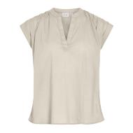Camiseta de tirantes para mujer Vila Tink beige