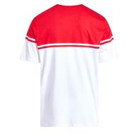 T-Shirt Weiß/Rot Mann Fila Print Ansicht 2