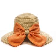Chapeau de Paille Orange Femme Via Lorenzo Bohème vue 3