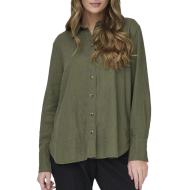 Chemise Kaki Femme JDY Linen pas cher