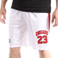 Pantalón corto de baloncesto blanco para hombre Sport Zone Chicago Bulls barato