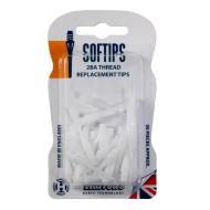 Puntas de plástico blancas Harrows Softips 2BA barato