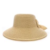 Chapeau de Paille Beige Femme Via Lorenzo Bohème