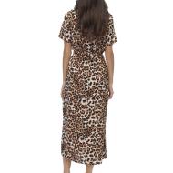 Kleid Weiß/Schwarz mit Muster Frau Vero Moda Joy Ansicht 2