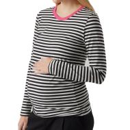 Camiseta Mamalicious Gisela Blanco/Negro, Mujer barato