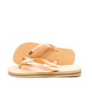 Tongs Orange Mixte Havaianas Brasil Logo Infradito