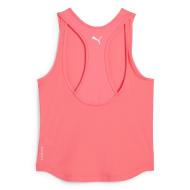 Camiseta de tirantes rosa fluorescente de mujer Puma Clouds pun ver 2