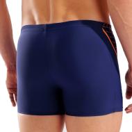 Bañador Arena Graphic para hombre, azul marino/naranja ver 2