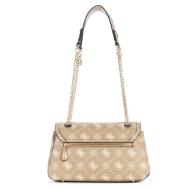 Bolso de bandolera beige para mujer Guess Silia ver 2