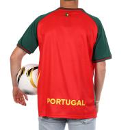 Camiseta roja mixta de aficionado de Portugal Sport Zone ver 2