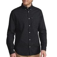 Camisa negra de lunares para hombre TBS WALIDCHE barato