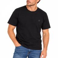 Schwarzes Herren-T-Shirt „Redskins“ mit Ärmeln günstig