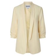Pieces Bosella Blazer Amarillo Mujer ver 2
