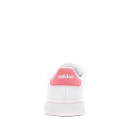 Baskets Blanc/Rose Bébé/Fille Adidas Advantage Cf vue 3