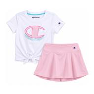 Conjunto blanco/rosa para niña Champion C414ST919 barato
