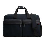 Tommy Hilfiger Nylon Duffle Negro Bolsa de viaje para hombre barato