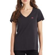 Women's Black Levi's Perfect Vneck T-Shirt affordable