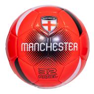 MANCHESTER Ballon Noir/Rouge Blanc Sport Zone pas cher