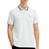 Polo Turquoise Homme Calvin Klein Jeans Pique