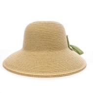 Chapeau de Paille Vert Femme Via Lorenzo Bohème pas cher