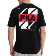 Camiseta Fila Graphic Negra, Hombre ver 2