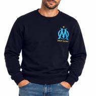 Sweat Marine/Bleu Homme Olympique de Marseille pas cher
