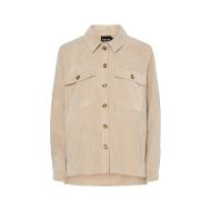 Pieces Beige Women’s Corduroy Overshirt Photo of the Espace des Marques %store% store - view of %key%