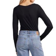 Camiseta negra de mujer Pieces Pcbarbera ver 2