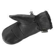 Schwarze Damen-Fäustlinge Salomon Native Gore-Tex Mitten Ansicht 2