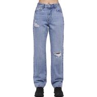 Jean Droit Bleu Femme Pieces Donna pas cher