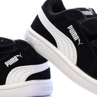 Puma Smash 3.0 Boys’ Black/White Trainers Photo of the Espace des Marques %store% store - view of %key%