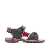 Sandalias grises/rojas para niño Kimberfeel Missi ver 2