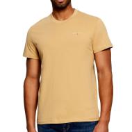 Tommy Hilfiger Tjm Slim Linear Herren-T-Shirt in Sandbeige günstig