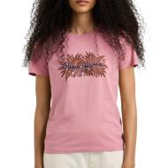 T-Shirt Rose Femme Pepe jeans Cristina