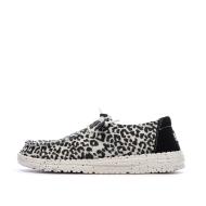 Schuhe Schwarz/Weiß Damen Hey Dude Blackgrey