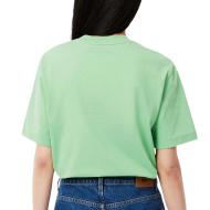 Grünes Damen-T-Shirt von Lacoste TF7215 Ansicht 2