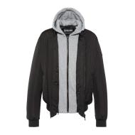 Jacke Schwarz Schott Pastron Abnehmbar Ansicht 3
