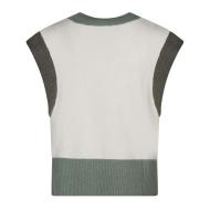 Women's white/green sweaterTeddy Smith Silvia Photo of the Espace des Marques %store% store - view of %key%