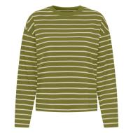 Langärmliges T-Shirt, grün, Damen, Only Happy