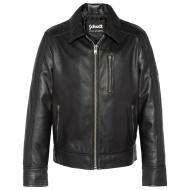 Schott LCADAM Men's Black Jacket Photo of the Espace des Marques %store% store - view of %key%