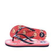 Roxy The Sea Penhat Girl's Pink Floral Flip Flops affordable
