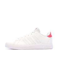 Zapatillas blancas/rosa para niña Adidas Advantage barato