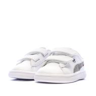 Zapatillas blancas para niño Puma Smash 3.0 Mid 9 ver 6