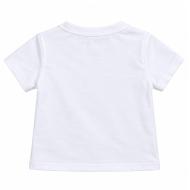Weißes T-Shirt für Jungen „P'tit Mome Jard“ Ansicht 2