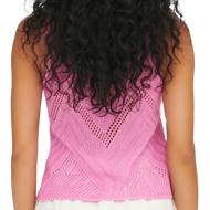 Women's pink mesh tank top JDY Sun Photo of the Espace des Marques %store% store - view of %key%